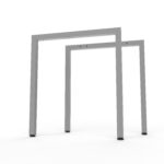 picioare metalice masă U,structură metalică 40x40x2 mm,picioare metalice reglabile,picioare metalice finisate electrostatic,mese de dining,birouri,conferință,lucru,dopuri reglabile din PVC